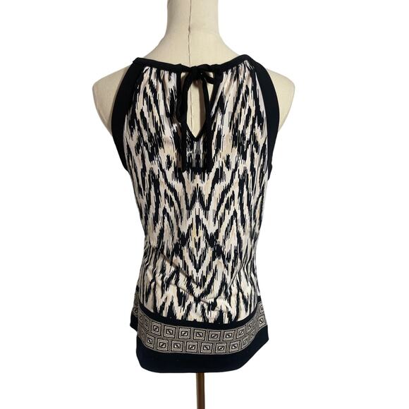 Vintage 90's Y2K Cache Little Black + Gold Tank SMALL - Picture 4 of 5